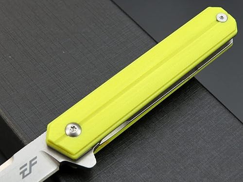 Miniatura 5 de Eafengrow EF64 Cuchillo plegable D2 hoja de acero G10 mango multiherramienta cuchillo de bolsillo para acampar senderismo EDC herramienta