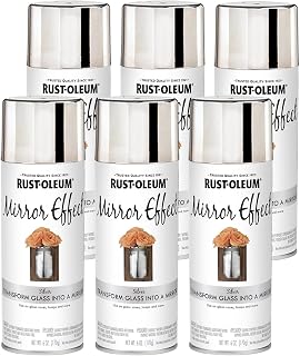 Rust-Oleum 301494-6PK Specialty Mirror Spray, Silver, 6 Ounce (Pack of 6)