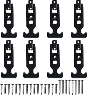 AuInn 8 Packs Flexible T-Handle Draw Latches, Rubber Draw Latches for Tool Box, Cooler, Golf Cart