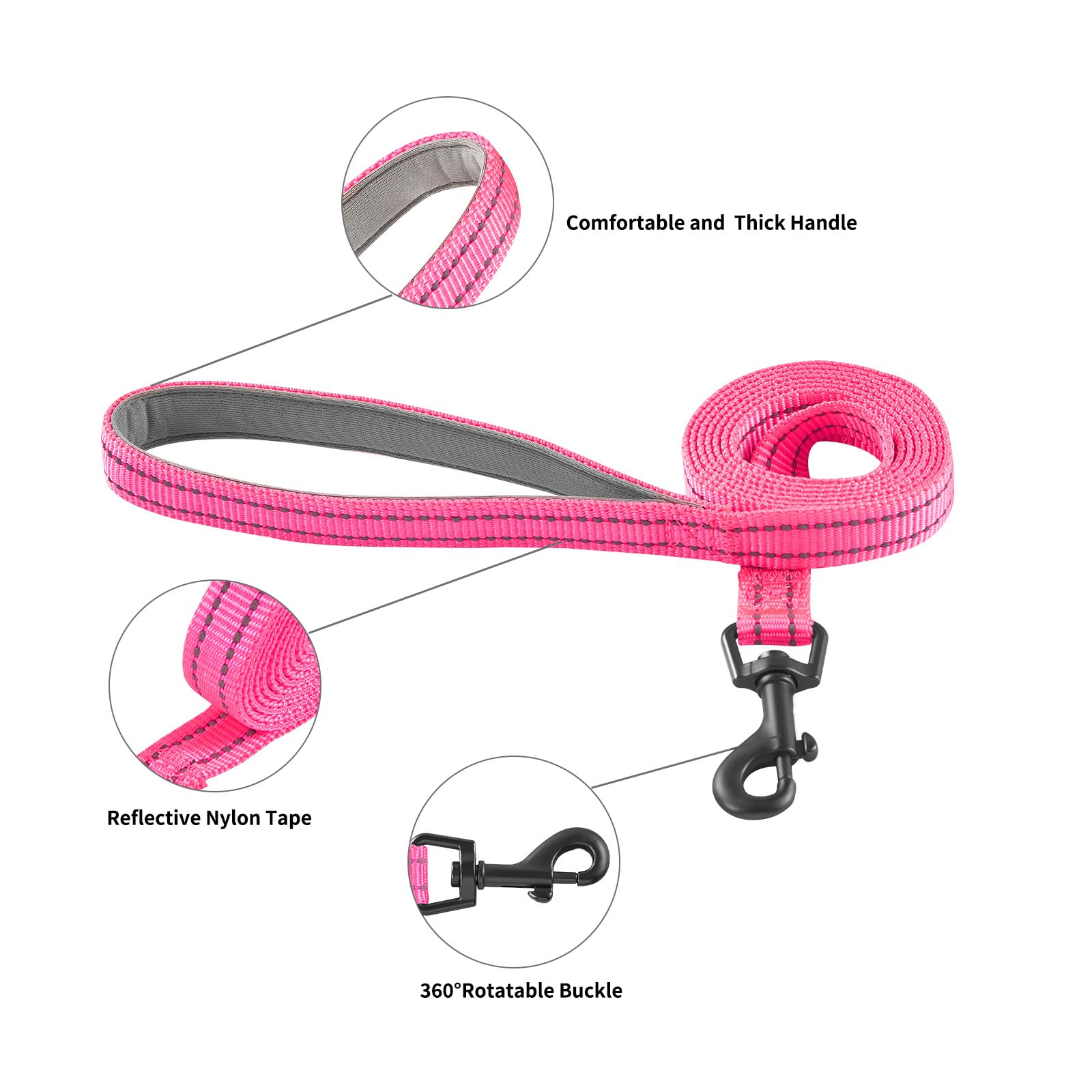 Juego de arnés para perro con correa, arnés ajustable para perro sin tirones, arnés de malla suave reflectante para cachorros, chaleco para caminar, correr, entrenar, perros pequeños, medianos y