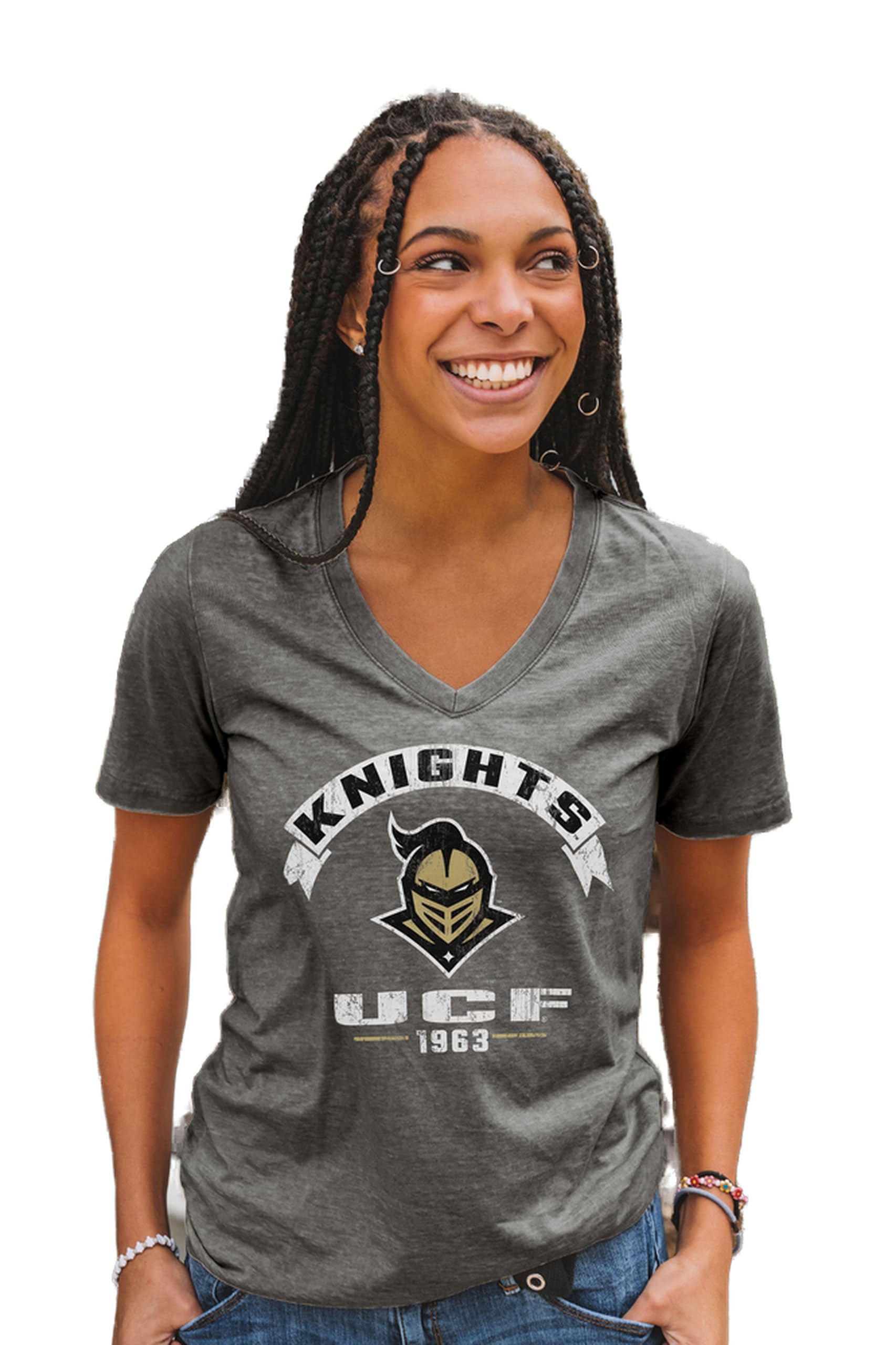 Camiseta de mujer Blue 84 NCAA vintage de manga corta y cuello redondo 5