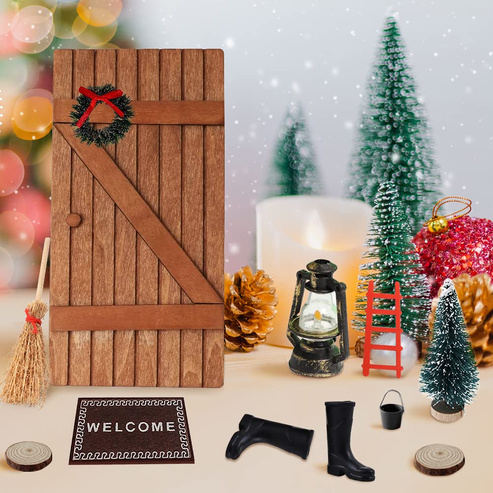 Lot De 22 Accessoires De Lutin De Noël Pour Maison De Poupée, Lutin De