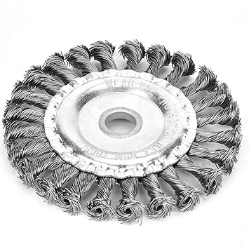 Polishing Brush, Wheel Brush Fine Workmanship High Hardness Wear Resistance for Industrial