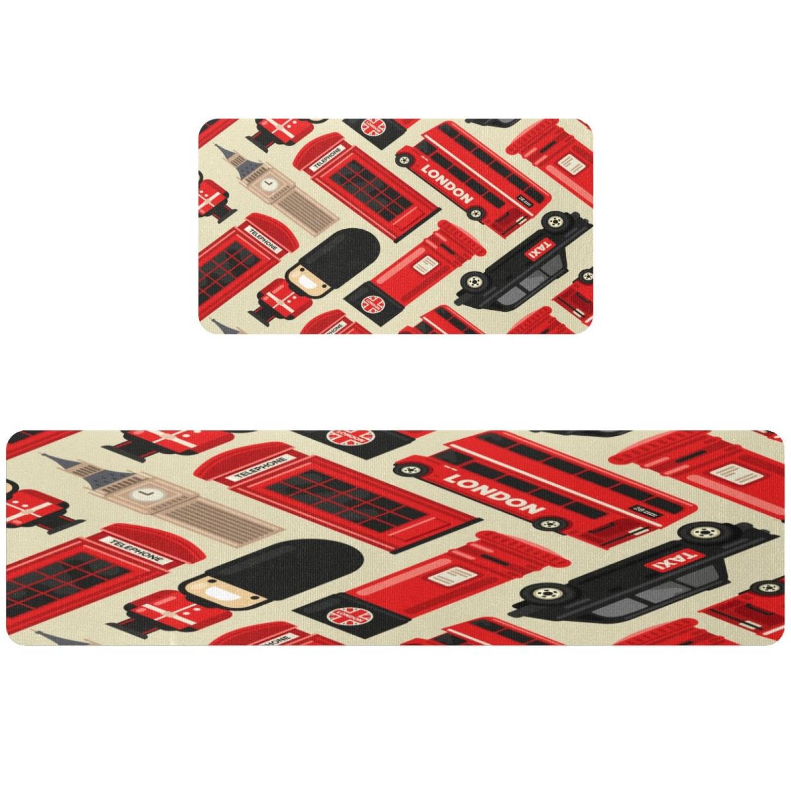 Tapete de cocina VAPOKF para pasillo y cuarto de lavado absorbente