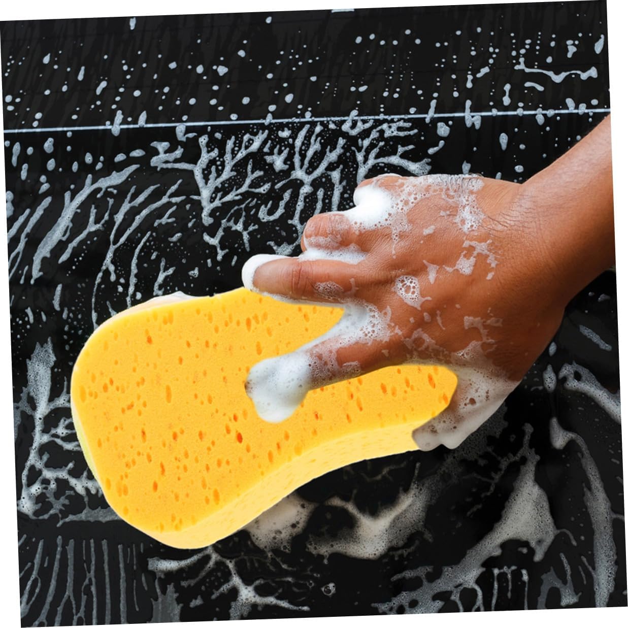 VALICLUD 4pcs High-Density Car Wash Sponges for Vehicle Detailing and Use Soft Automotive Cleaning Pads with Superior Water Absorption for Efficient Car Bike and Kayak Washing