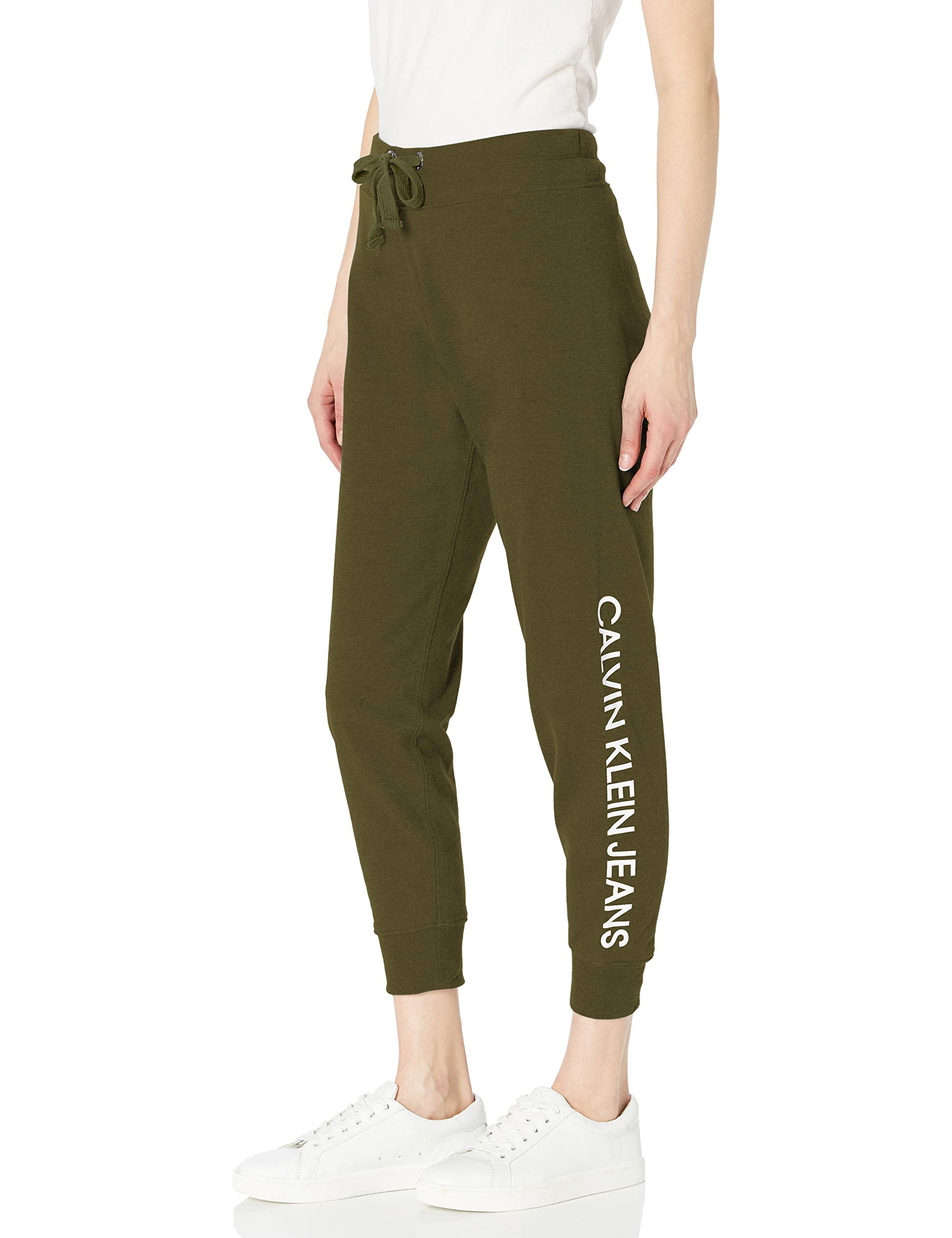 Calvin Klein Women's Jumbo Logo Jogger Pants Gray Size L main image 0