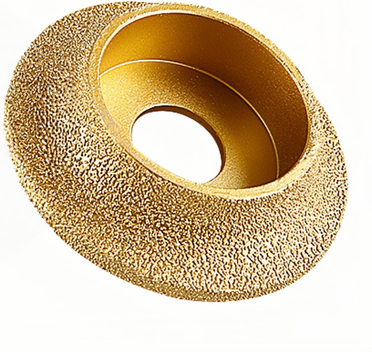 3inch 75mm Brazed Diamond Grinding Wheel Polishing Disc Stone Edging Wheel for Granite Marble Porcelain Tile Quartz Trimming 1Pc (France Edge, Thickness 15mm)