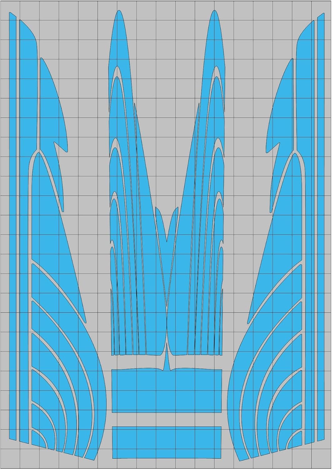 SCT3500P Arrow RC Short Course Body Vinyl Paint Mask