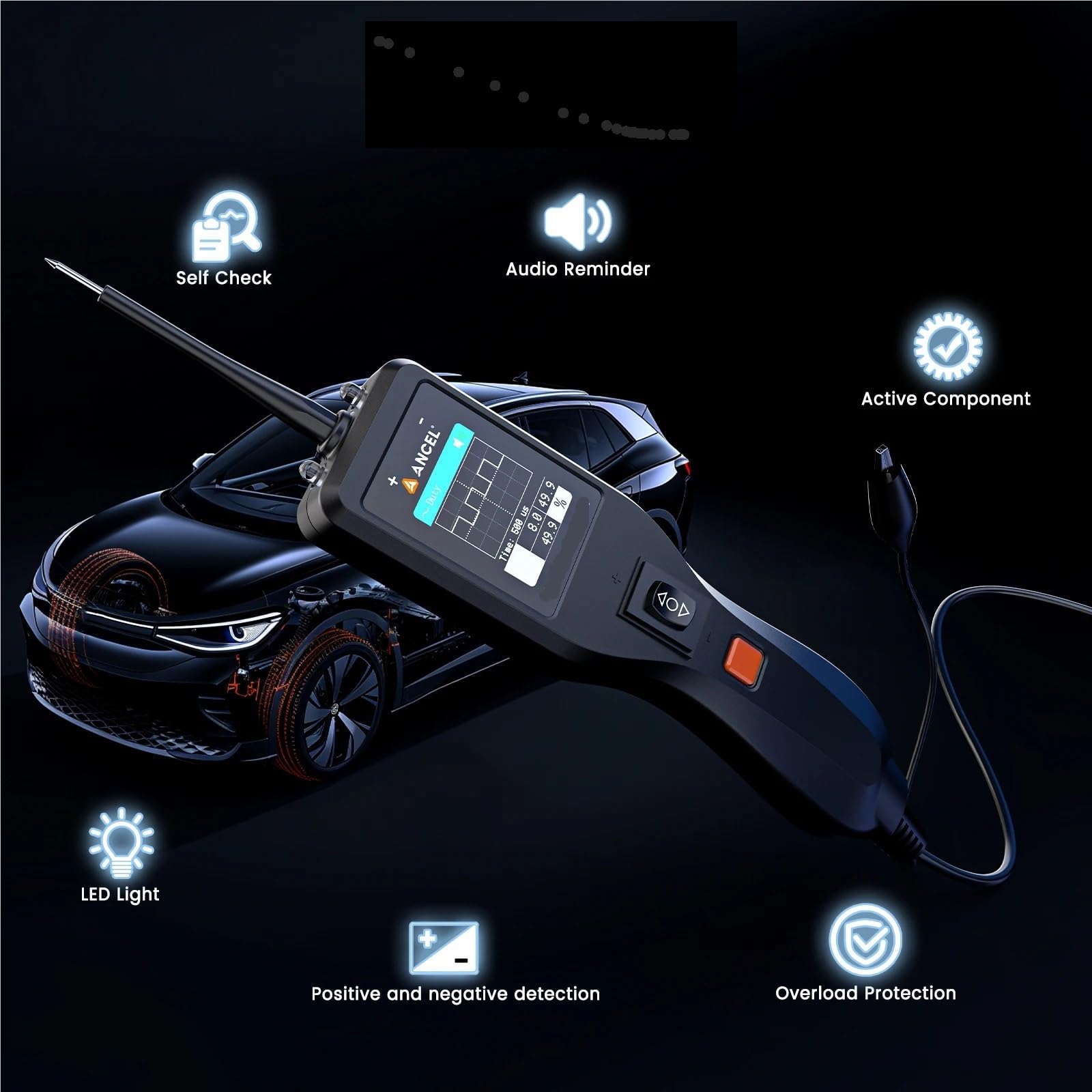 Spannungsmesser Kfz-Schaltkreistester, Testwerkzeug, Stromkreissonden-Kit, 12 V, 24, Elektrisches System, Mechaniker-Arbeitswerkzeug