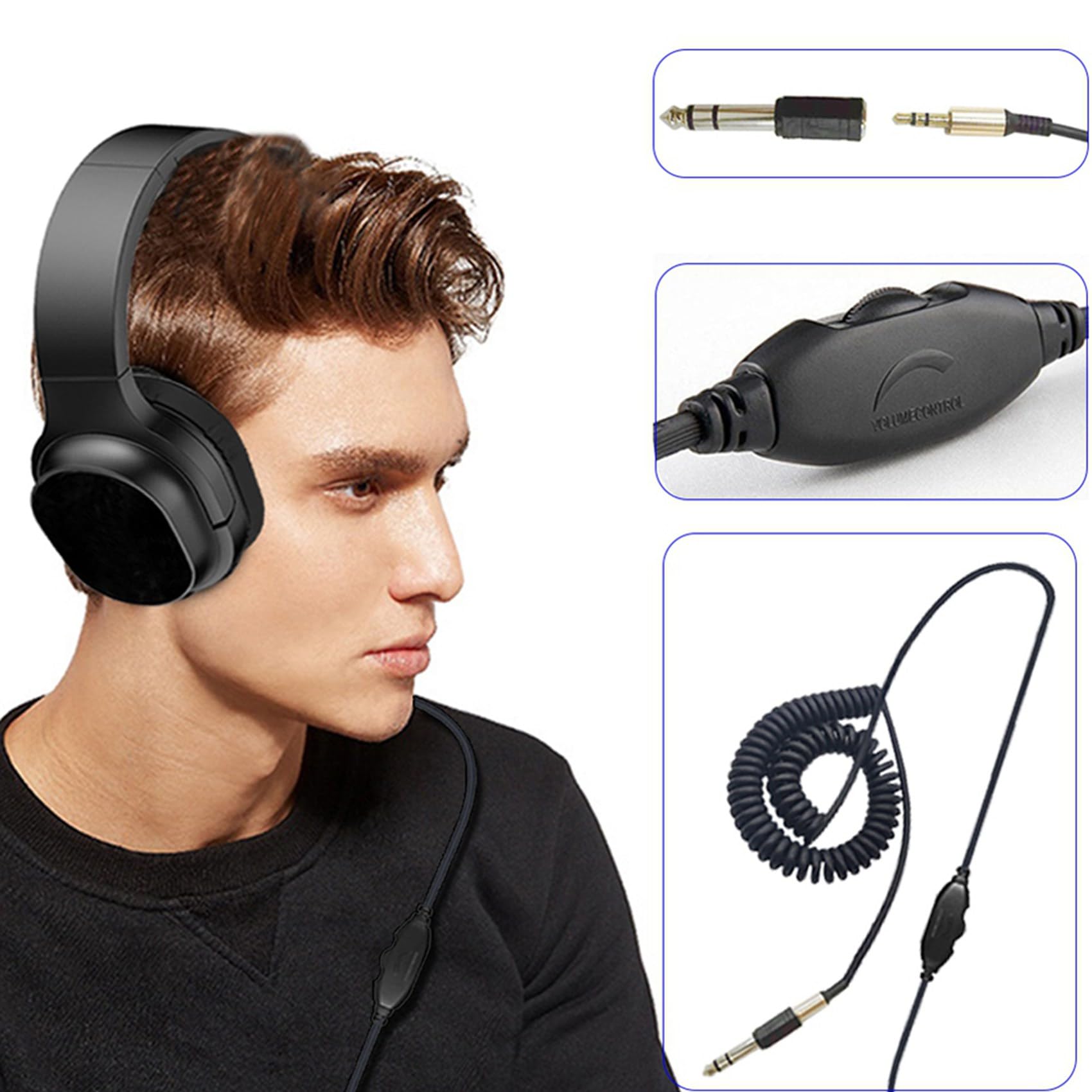 4 x profesjonalny zestaw słuchawkowy z wykrywaczem metalu do -6250-6350 TX-850-4030 -6350-5090 -830 słuchawki douszne