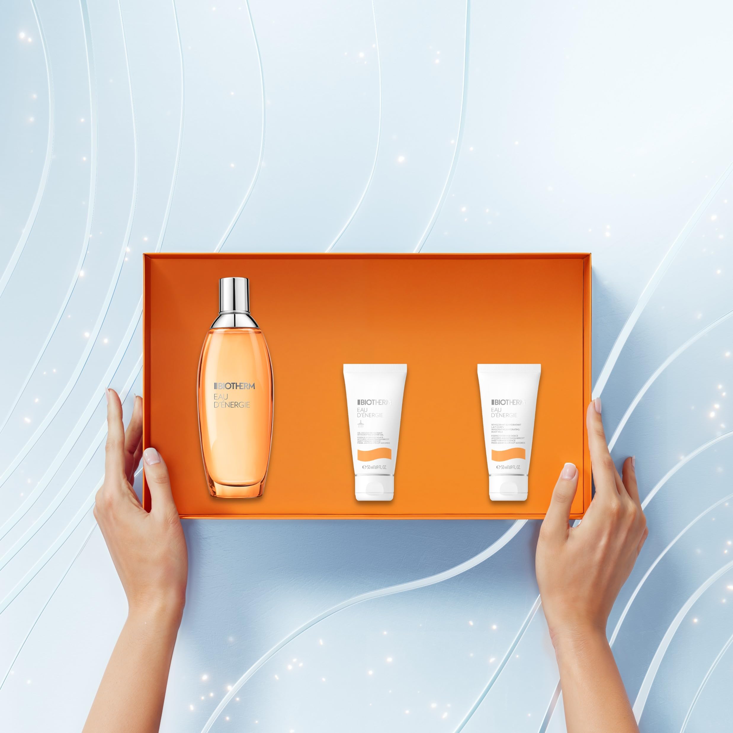 Biotherm Eau d'Énergie EdT Set 100ml Duschgel 50ml Body Milk 50ml