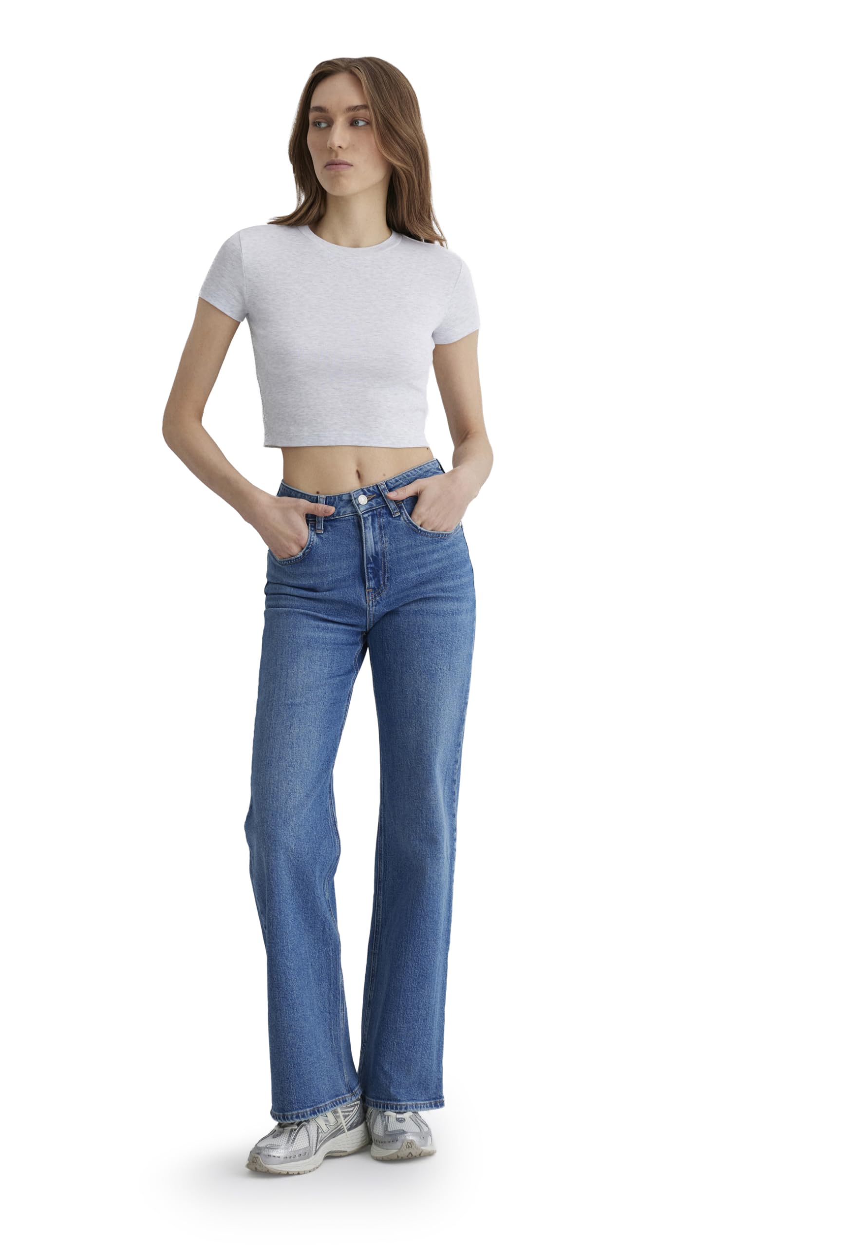 Mavi Women's Mid Brushed Denim Malibu Jeans, 30W X 30L