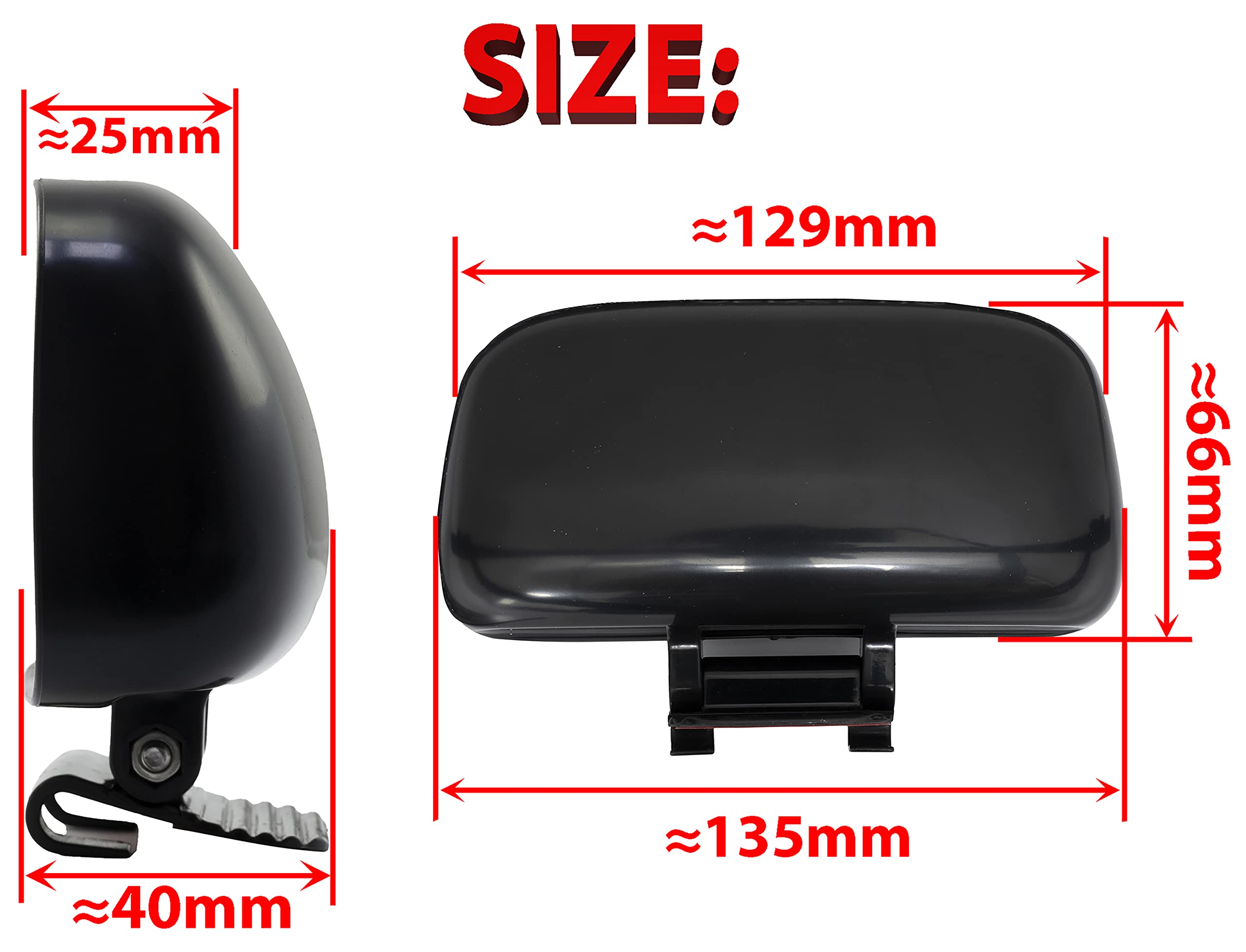 Lot 2 Miroirs Auxiliaires Angle Mort 45/56 Mm – Rétroviseur Voiture SUV Camion – Visibilité Recul Stationnement