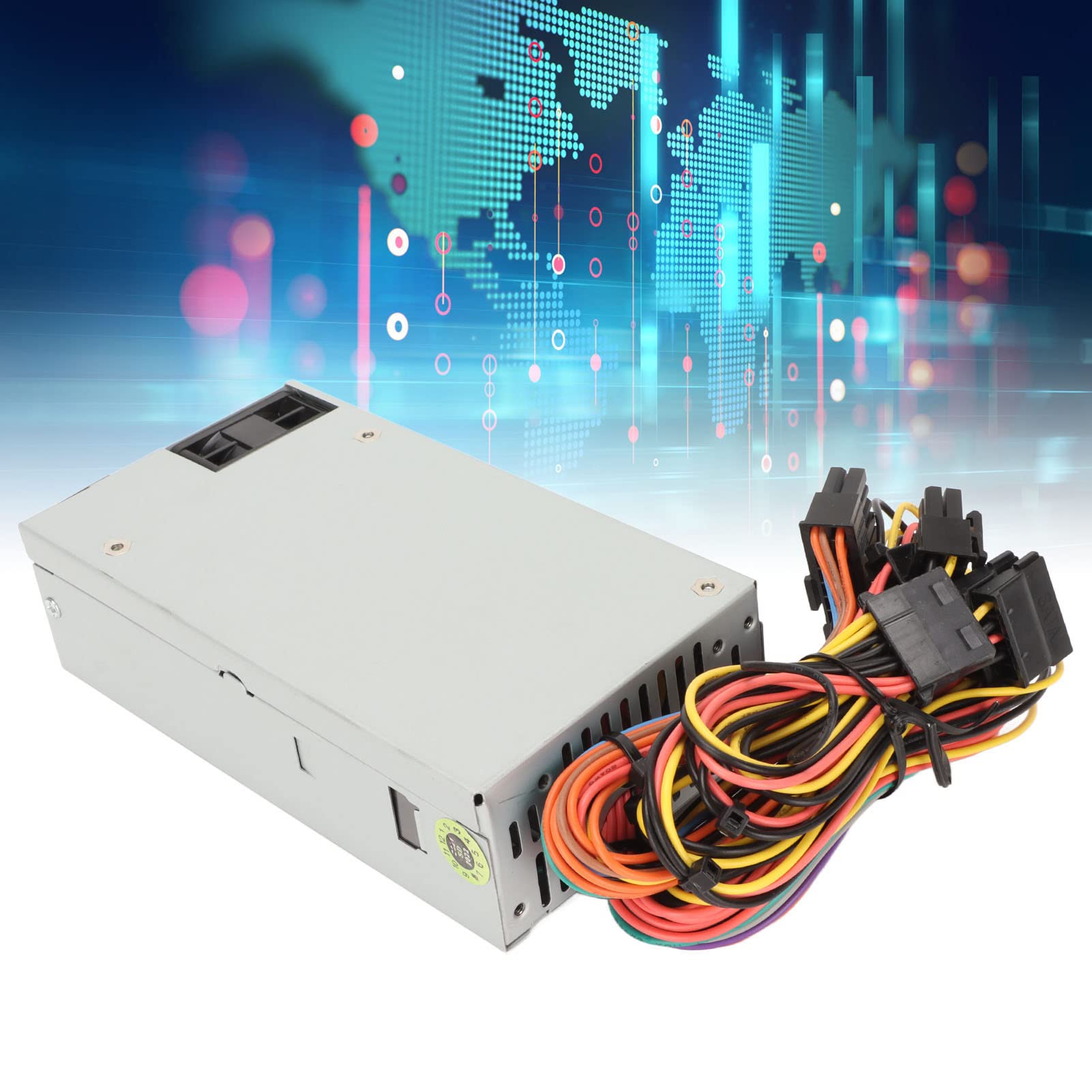 VBESTLIFE Alimentatore in Metallo Resistente da 270 W per Server PC 1U Flex ATX con Dissipazione del Calore a Turbina