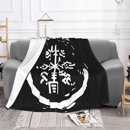 Miniatura 9 de Manta de forro polar suave compatible con la bandera estadounidense de línea roja y azul de bomberos de policía EMT, manta para todas las estaciones