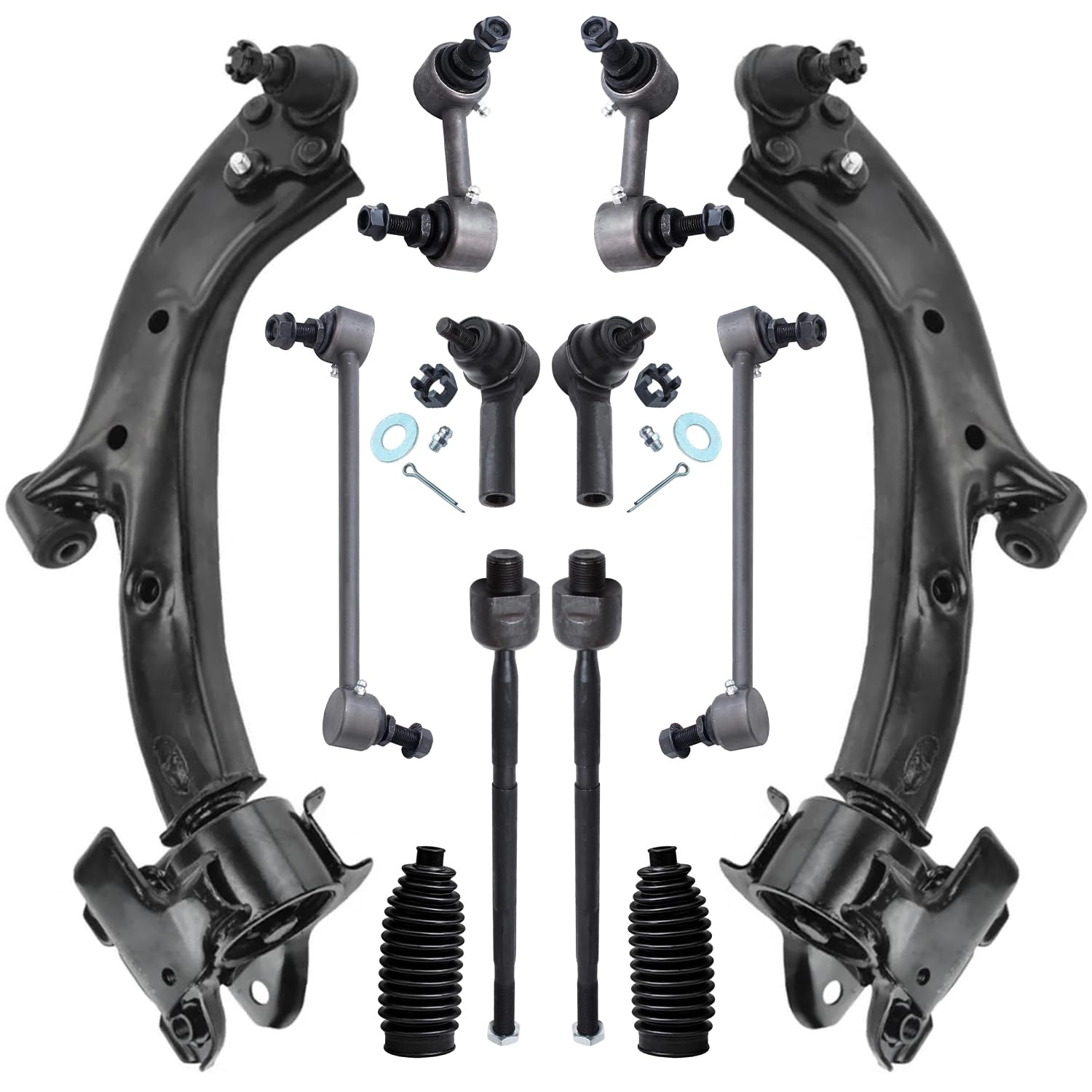 Detroit Axle - 12pc Front End Kit for 2007-2011 Honda CR-V