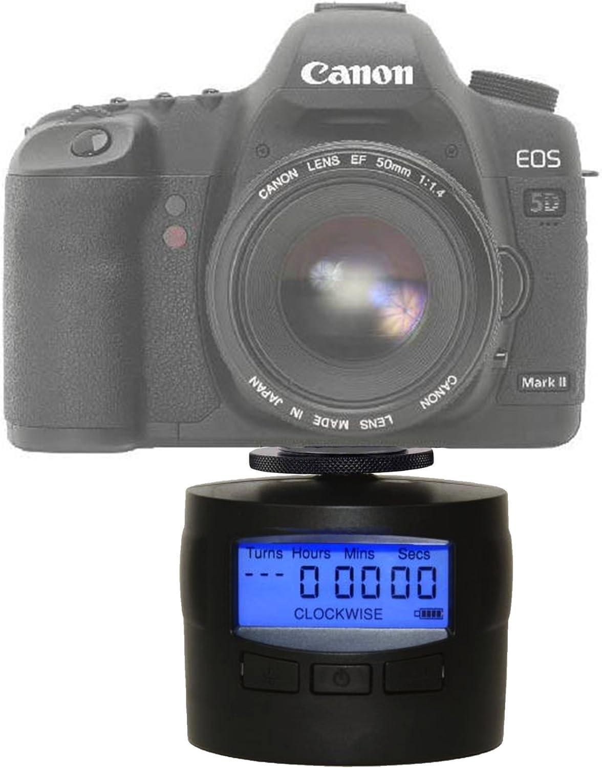 Best Review TurnsPro - Time Lapse Camera Mount - Panning Rotating 360 for GoPro DSLR iPhone. Motorised Pan Head for Panoramic Photos