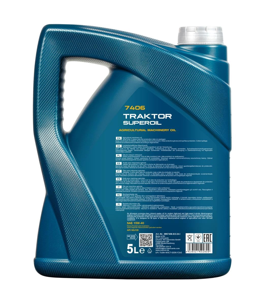 MANNOL Trattore Superoil 15W-40 5 L - 2