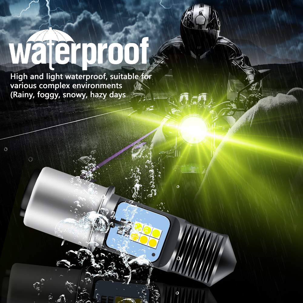 Foco Led Para Motocicleta Faros H6 Ba20d H4 Moto 12v | Meses Sin Interés - Foto 13