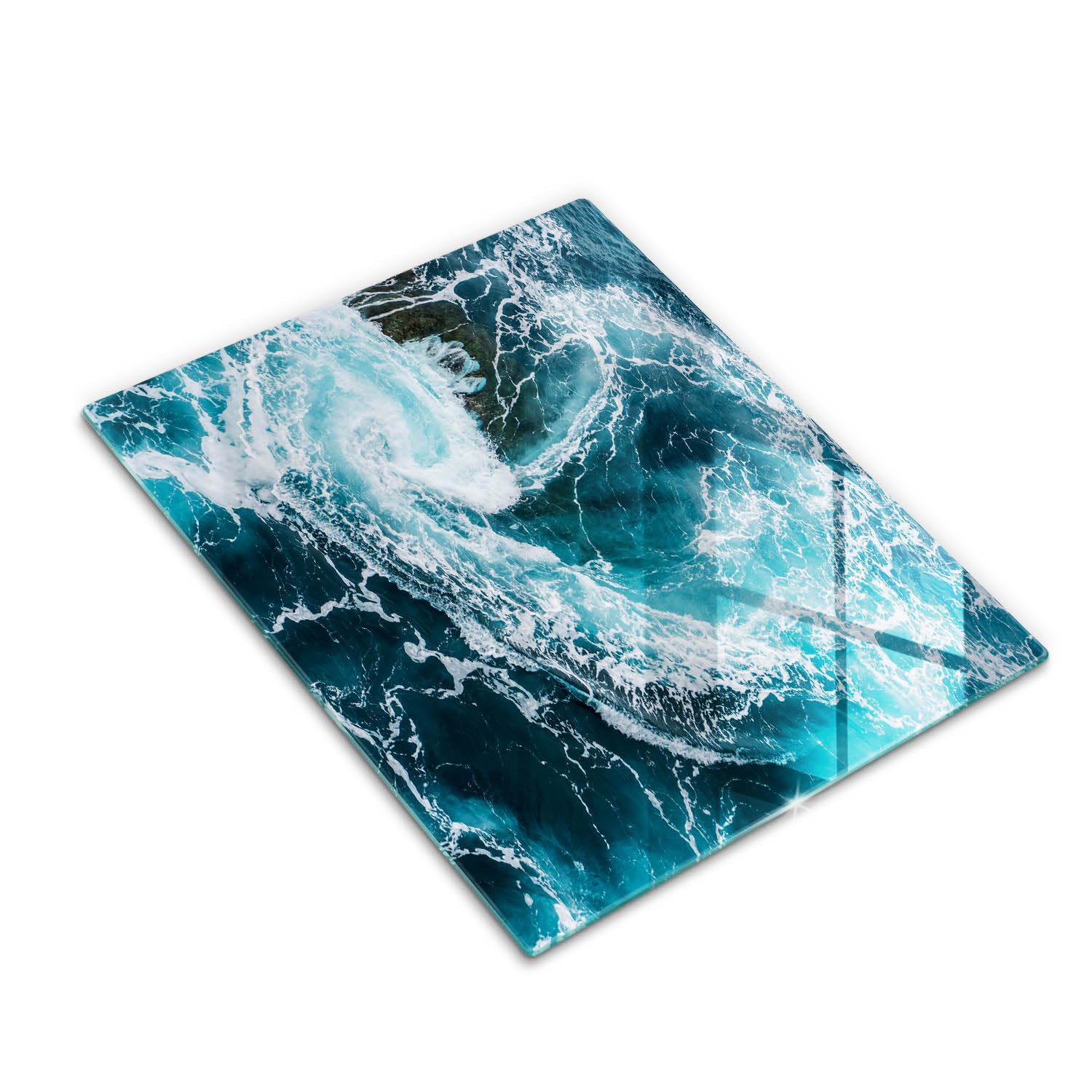 Tagliere da cucina 30x40 cm | Superficie stampata | Vetro temperato
