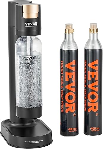 Miniatura 9 de VEVOR Máquina para hacer agua gasificada, máquina para hacer refrescos para el hogar, fabricante de refrescos con botella de PET de 1 litro sin BPA,