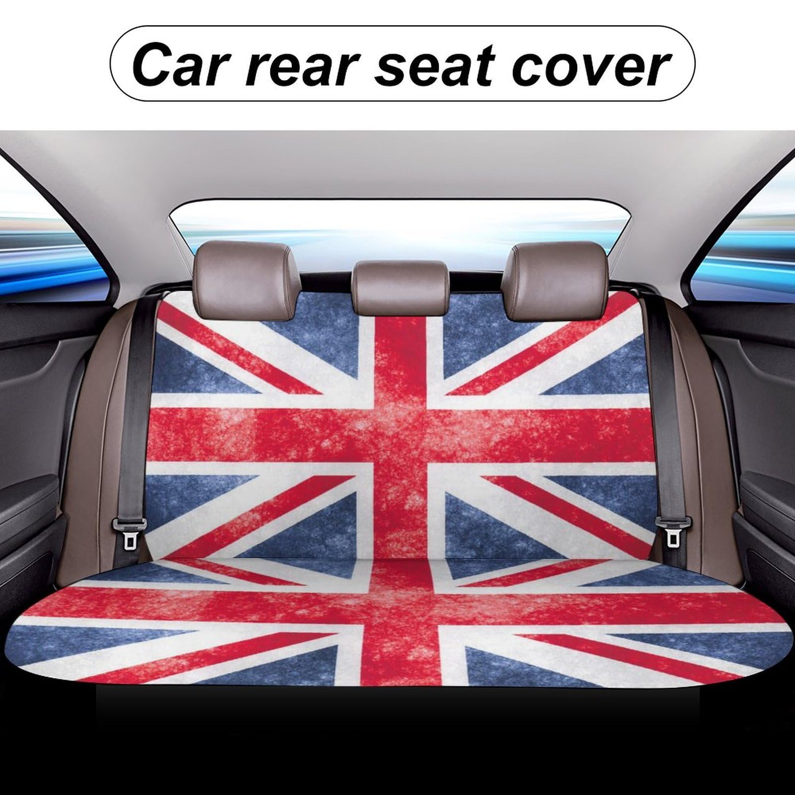 Amazon | 車の後部座席カバー ヴィンテージ ユニオンジャック イギリス 