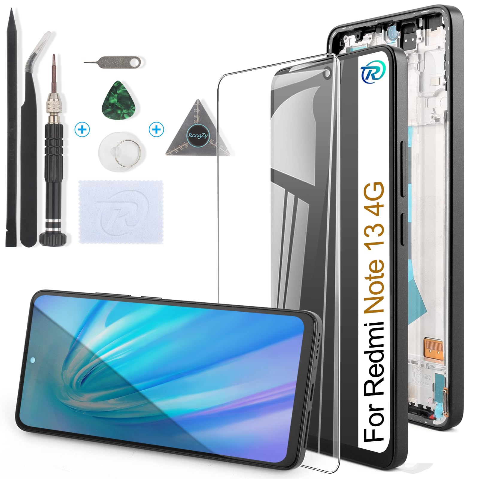 Écran LCD Xiaomi Redmi Note 13 Pro 4G - Neuf Avec Colle Et Outils De Réparation