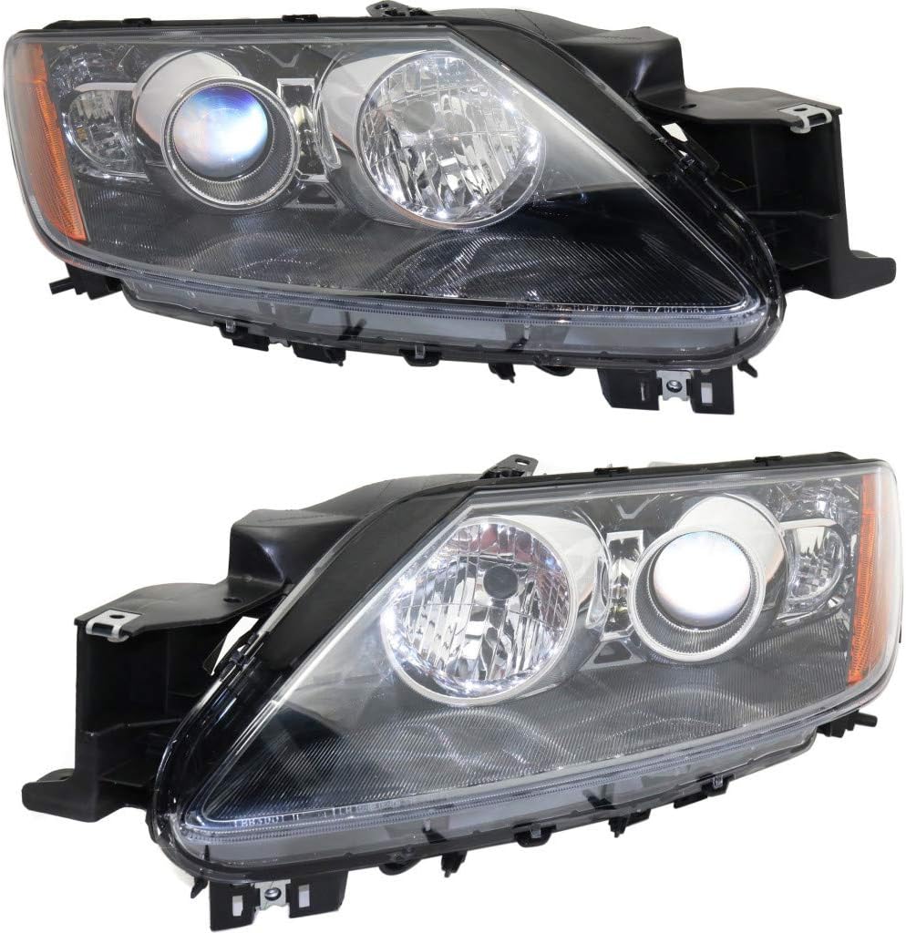 For 2007-2008 Mazda CX-7 Headlight Driver and Passenger Side DOT Certified w/Bulbs MA2502141 MA2503141