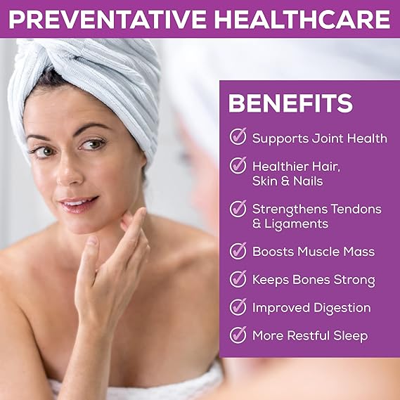 Original Collagen Peptides, Premium Hydrolyzed Type I-III 100% Bovine, 92 Oz