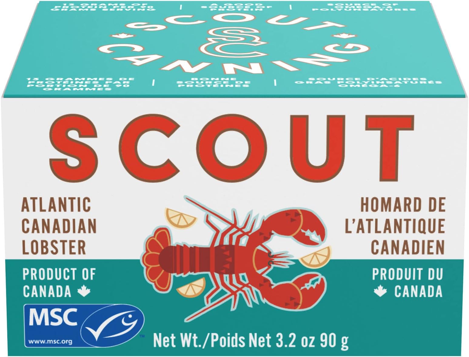 Scout Atlantic Canadian Lobster, 3.2 OZ