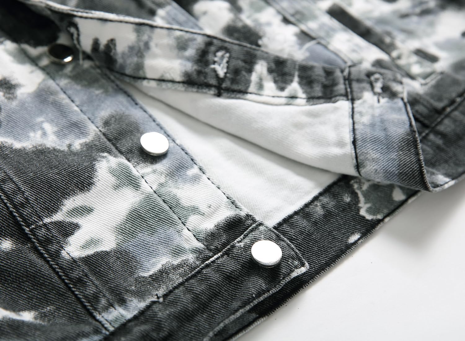 Denim Jeans Jackets For Slim Fit Destroyed Distressed Fashion Ripped Vintage Coat Jeans Jacket