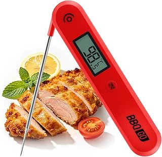 Inkbird Stainless Steel Digital Meat Thermometer, BG-HH1C Instant Read Cooking Food Thermometer with Foldable Probe and La Price In India
