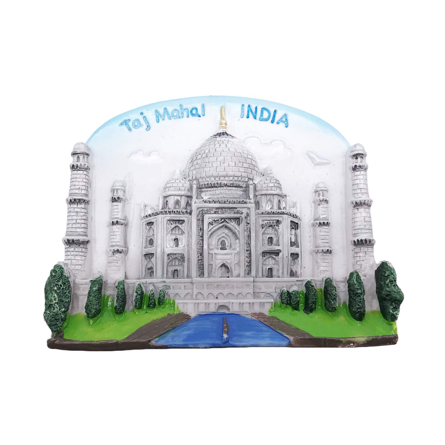 Wedarego Taj Mahal India Wedare 3D Refrigerator Magnet Tourist Souvenirs Resin Magnetic Stickers Fridge Magnet Home & Kitchen Decoration From China