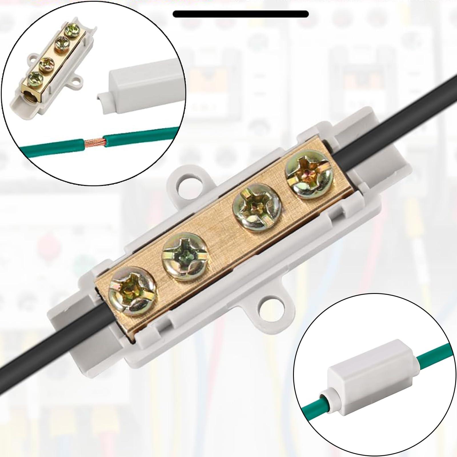 5x Lüsterklemmen 100A 1000V - Für Kabel 2,5-16mm²!