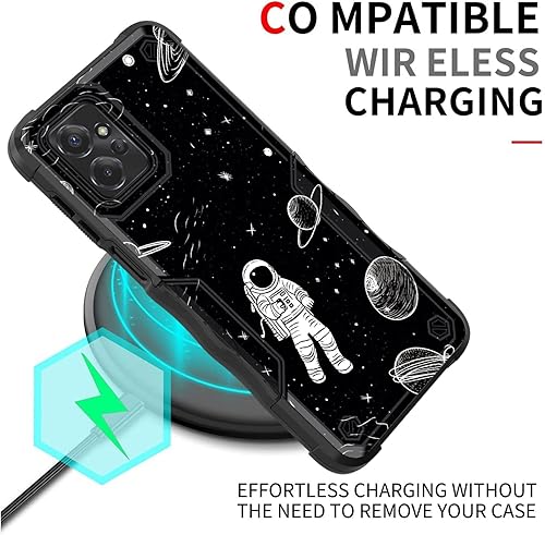 Miniatura 5 de EFGWSDER Funda para Moto G Power 5G 2023, doble capa, protección contra caídas de grado militar de 10 pies, antideslizante, resistente a prueba de