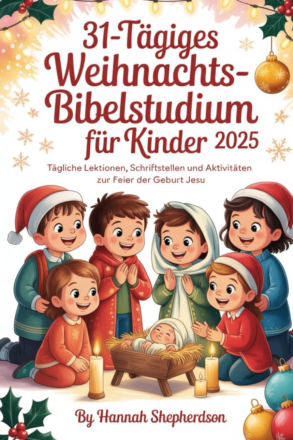 31-tägiges Weihnachtsbibelstudium für Kinder 2025: Tägliche Lektionen, Schriftstellen und Aktivitäten zur Feier der Geburt Jesu
