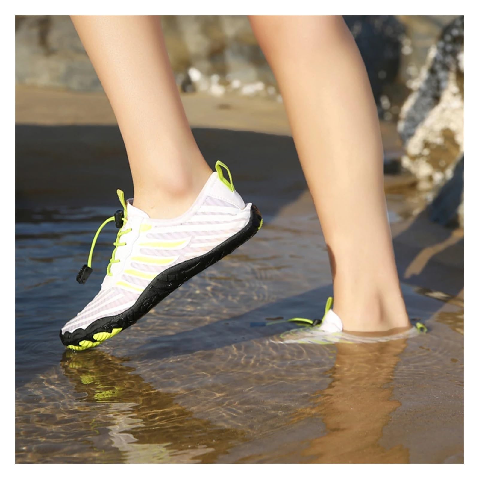Scarpe da Acqua Scarpe Unisex a Piedi Nudi Sport Acquatici da Acqua a Monte Ginnastica Corsa for Fitness