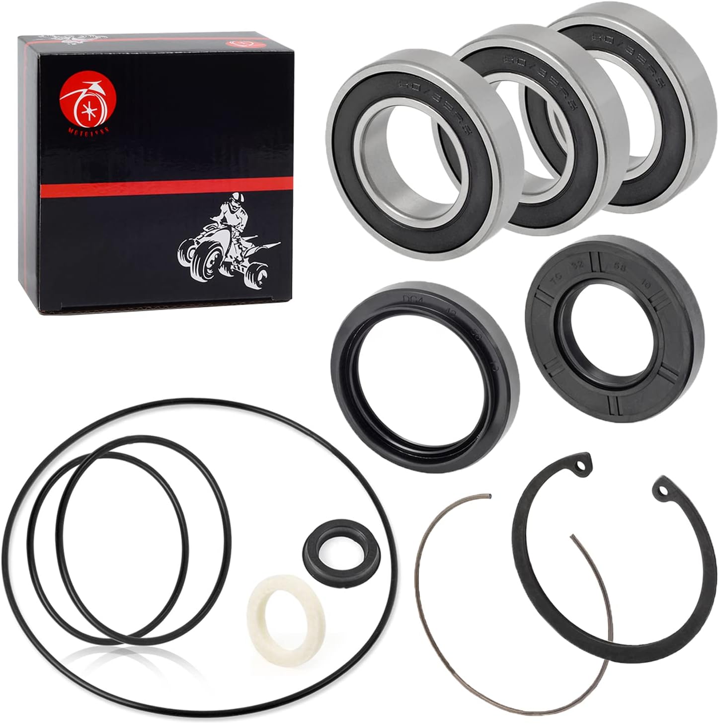 Rear Axle & Brake Drum Wheel Bearing Seals CLIP O RING Kit