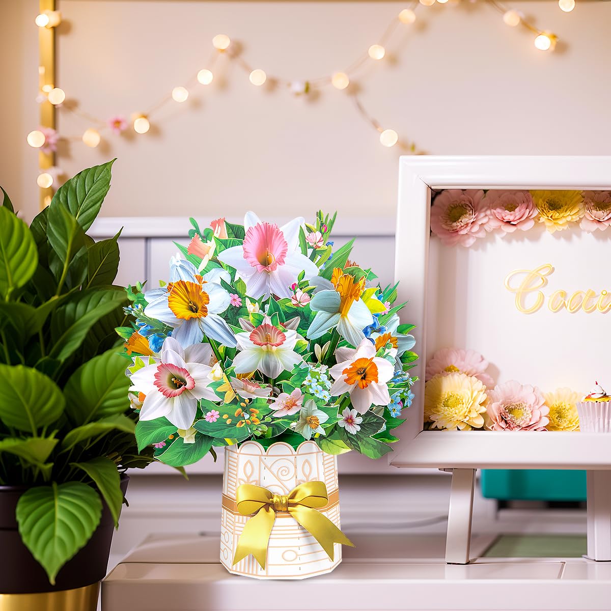 CNLITIHEKA Pop Up Flower Cards, Flower Bouquet Popup Greeting - View #6