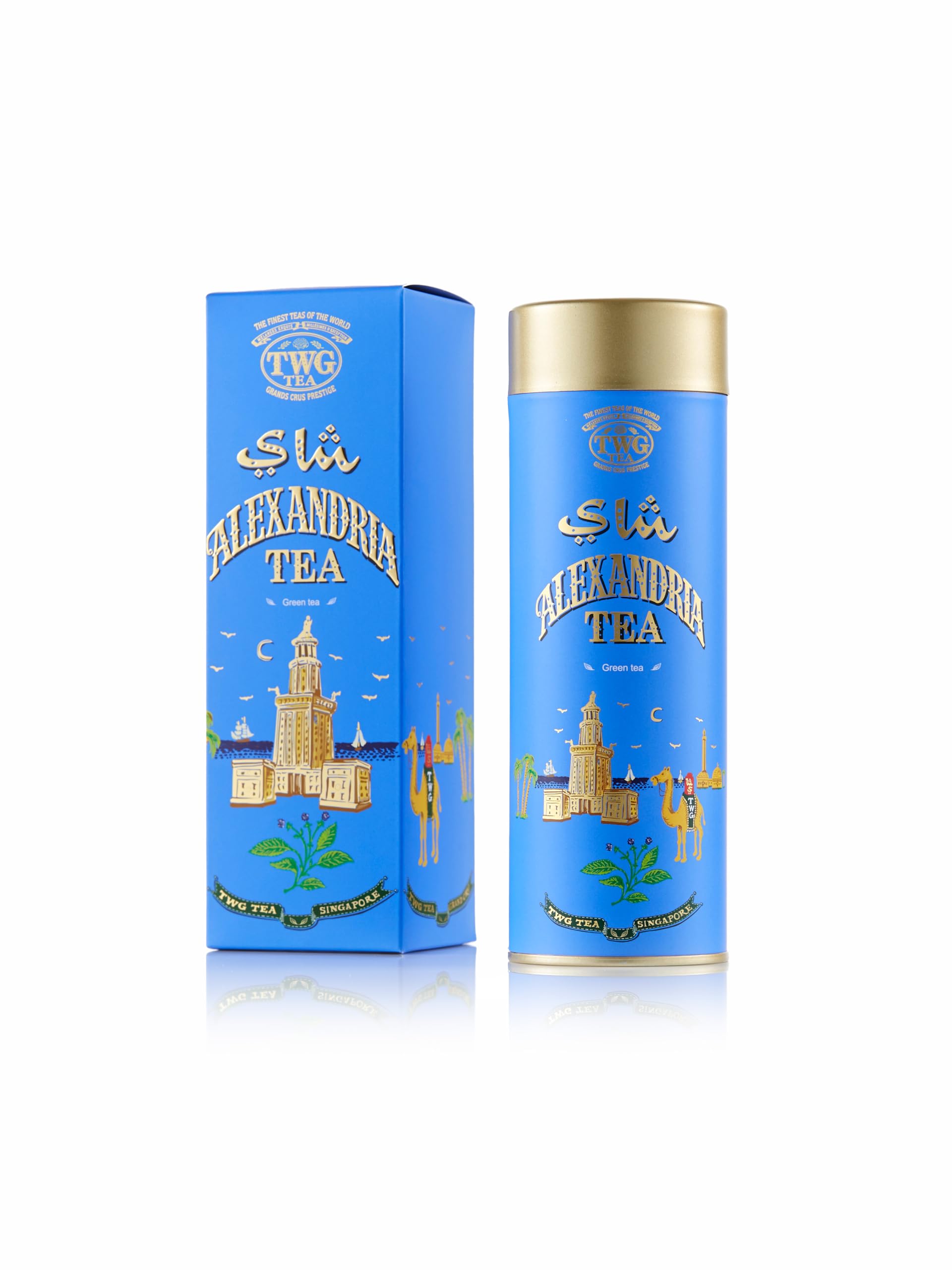 TWGTea | Alexandria Tea | Loose Leaf Green Tea | Spearmint & Spices | Haute Couture Tin, 100g | Gift Set