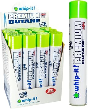 Whip-it! Premium - 420ml Cans - Worlds Purest Butane Made in The UK - B112