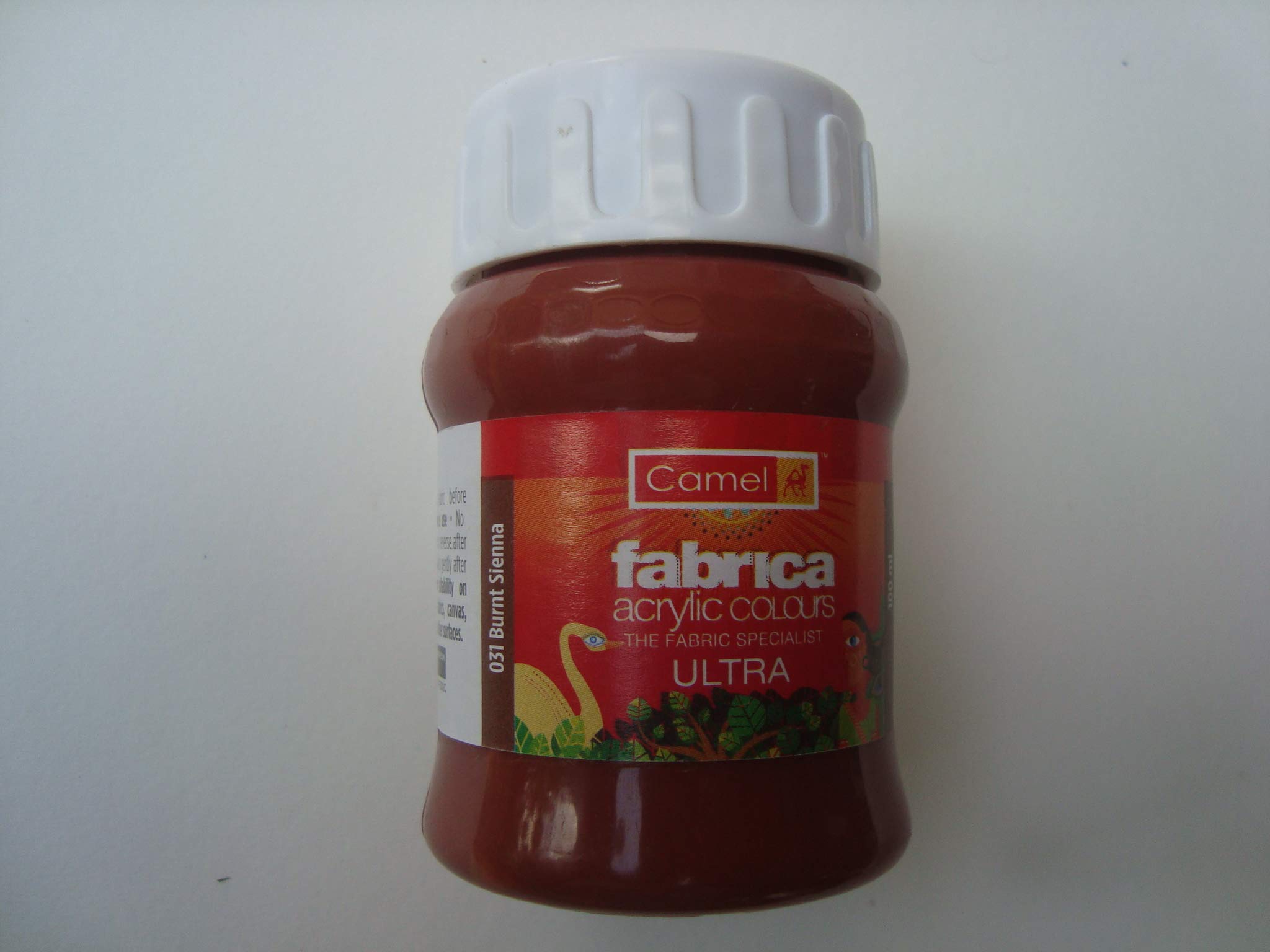 Camlin Kokuyo Fabrica Acrylic Ultra Colour -100ml - Burnt Sienna (031) (Pack of 2)