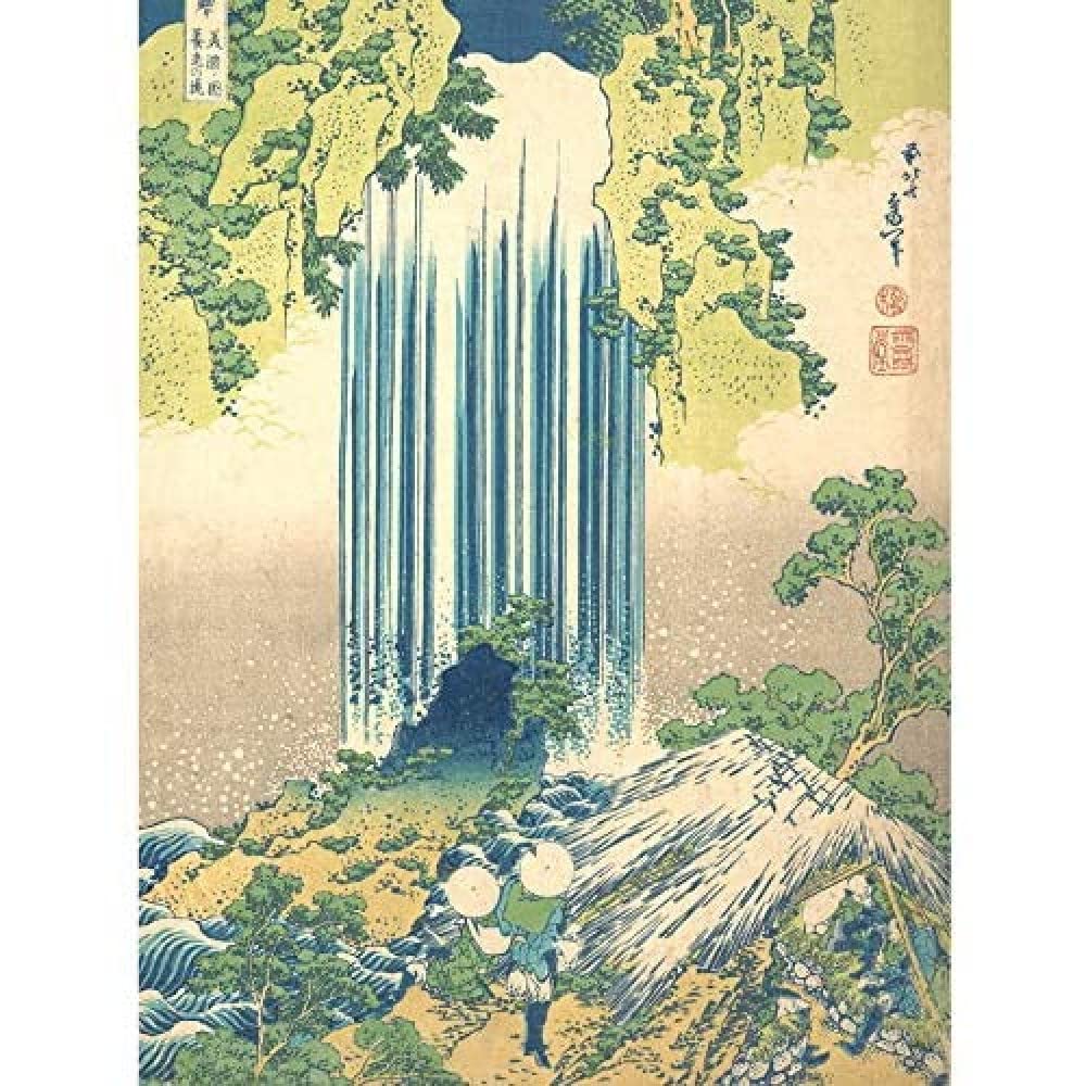 Artery8 Hokusai Japanese Yoro Waterfall Mino Province Unframed Wall Art Print Poster Home Decor Premium