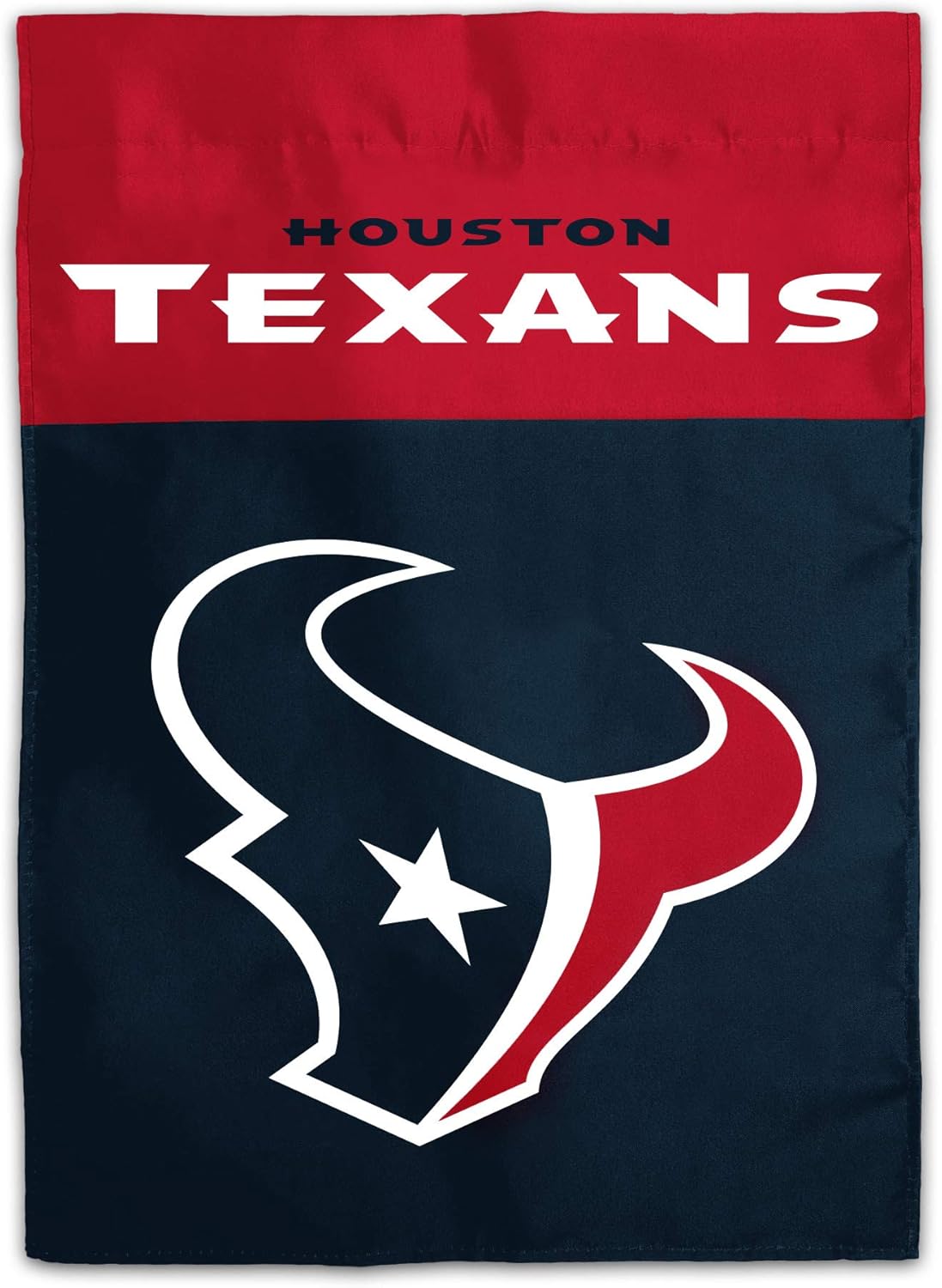 Fremont Die NFL Houston Texans 2-Sided Home/Yard Flag (13" x 18"), Navy,, One Size (70863B)