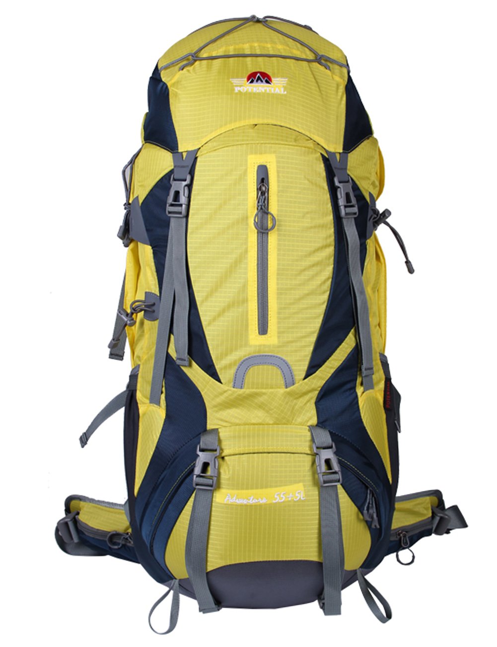 Belvie 1403 Hiking Backpack 60l (Yellow, 60 Liter)