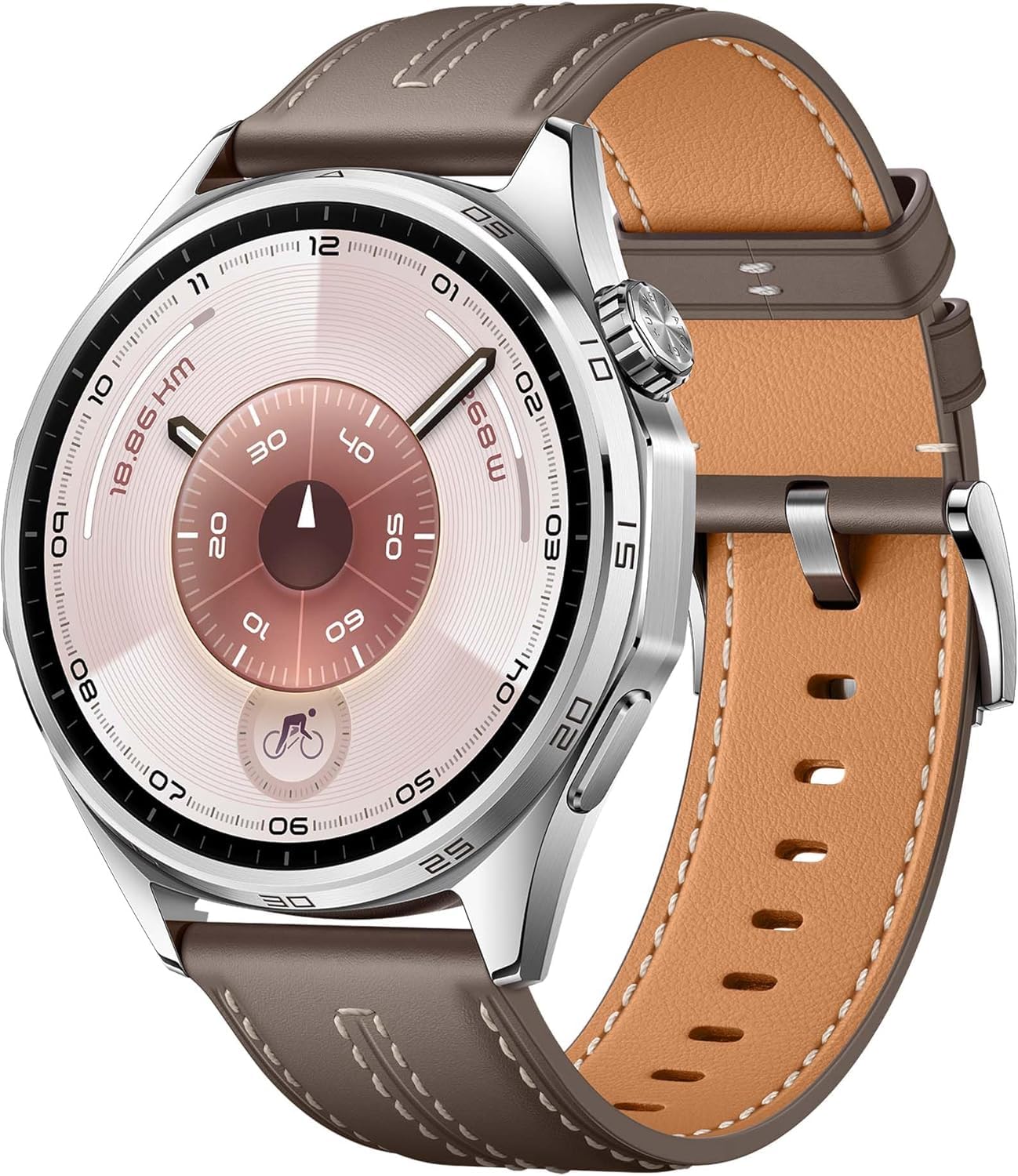 HUAWEI Watch GT 6 46mm GPS Smartwatch, 1.47''AMOLED Pantalla Táctil, hasta 21 DÃas de AutonomÃa, Ciclismo, 100+Modos Deportivos, Compatible con iOS Android, NFC, Monitoreo de Salud, Gris