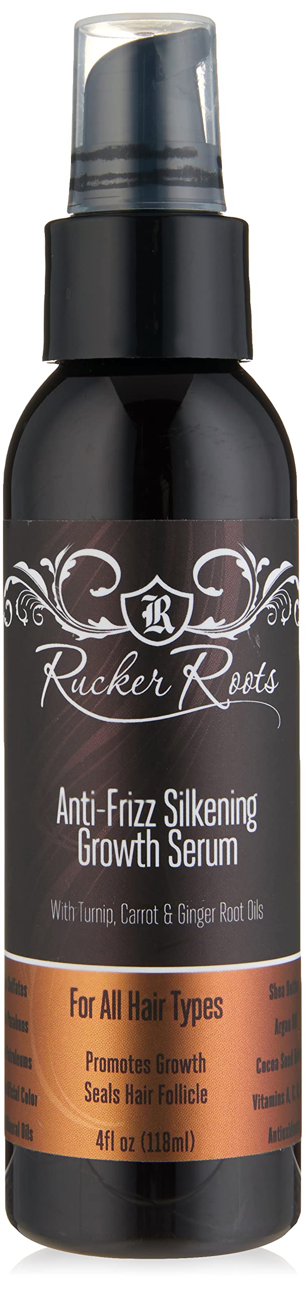 Amazon.com : Rucker Roots Anti - Frizz Silkening Growth Serum