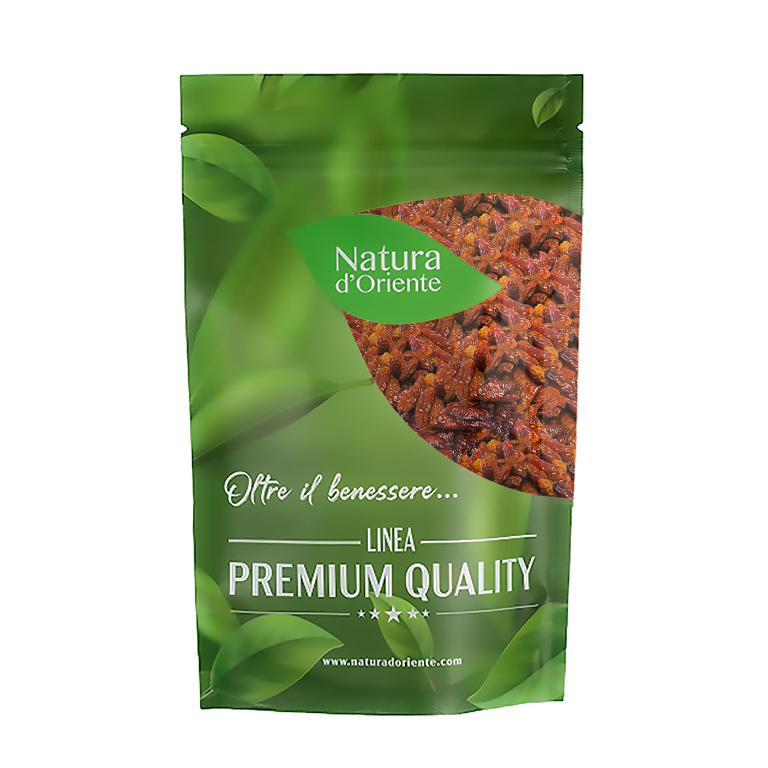 NATURA D'ORIENTE Peperoncino Cayenna Interi 200g | Piccantezza Media
