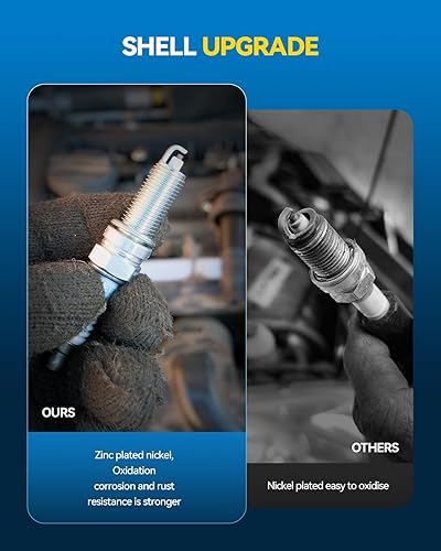 Miniatura 2 de PHILTOP Repuesto de bujía iridio para Sienna 2007-2016, Highlander 2008-2016, RX350 2007-2015, ES350 2007-2018, Avalon 2005-2018, V6 3.5L, 6176