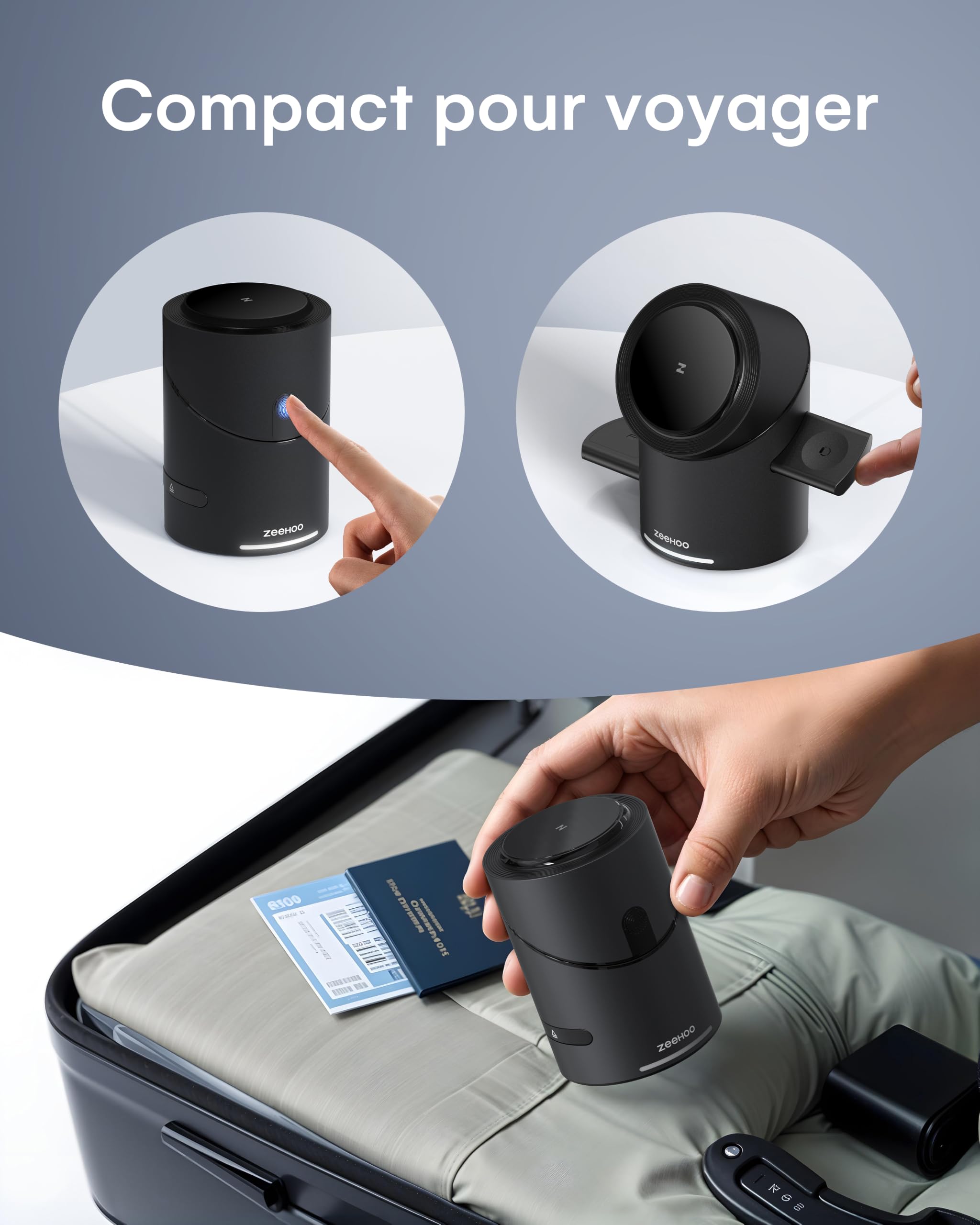 ZEEHOO Chargeur Induction pour iPhone Wireless Charger, 15 W Station de Charge Apple, Chargeur sans Fil 3 en 1 pour Apple Watch, iPhone, AirPods (Noir)
